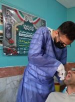 ۱۳اردوی جهادی به مردم بخش گمبوعه حمیدیه خدمات پزشکی می دهند