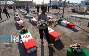 ورود ۸۵ پیکر شهید والامقام دوران دفاع مقدس به کشور در روز دوشنبه