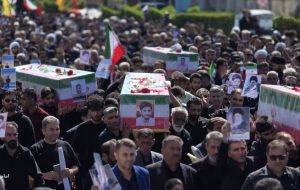 تشییع پیکر پاک شهدا حملات آمریکایی صهیونیستی در دزفول و مسجدسلیمان