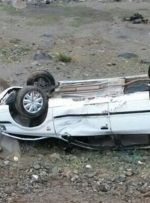 ۴مصدوم در پی واژگونی یک دستگاه خودروی پژو در جاده هفتکل _باغملک